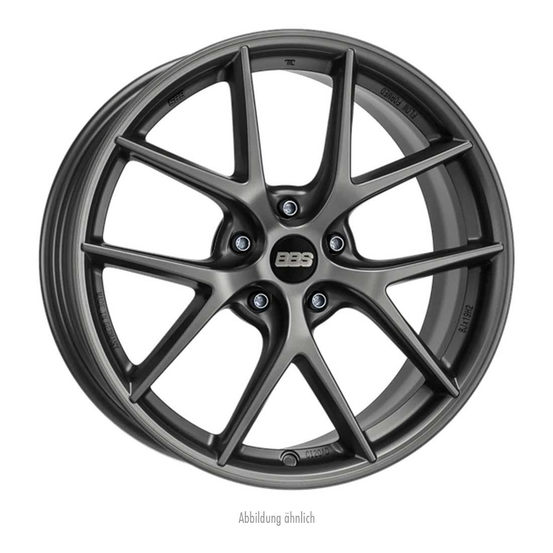 BBS CI-R Unlim. Grundrad 10,5x19 ET41,5 (5x117,5 Platinum Silber Konkav. 3)
