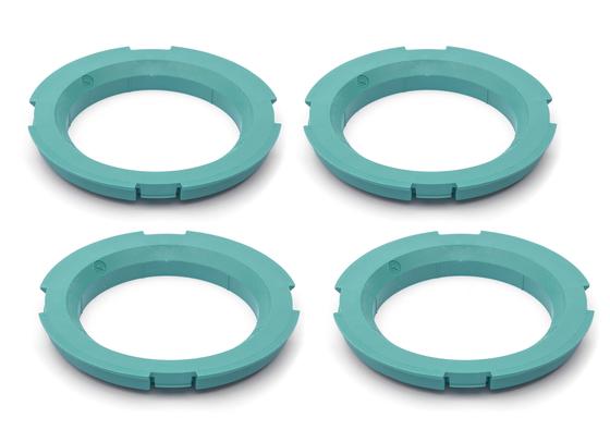 BBS Unlimited Naben Zentrierring 56,1mm minttürkis (Set 4 Stk.)