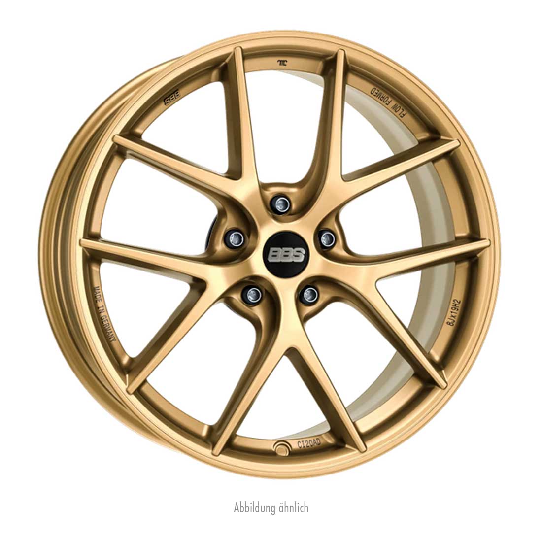 BBS CI-R Unlim. Grundrad 10,5x19 ET41,5 (5x117,5 Racing Gold Konkav. 3)