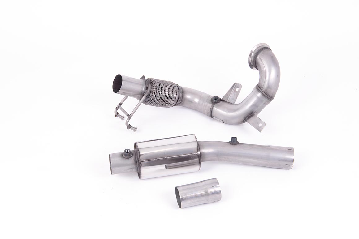 Milltek Large-bore Downpipe and De-cat SSXVW554 für Volkswagen Polo GTI 2.0 TSI (AW 5 Door) - GPF/OPF Models Only