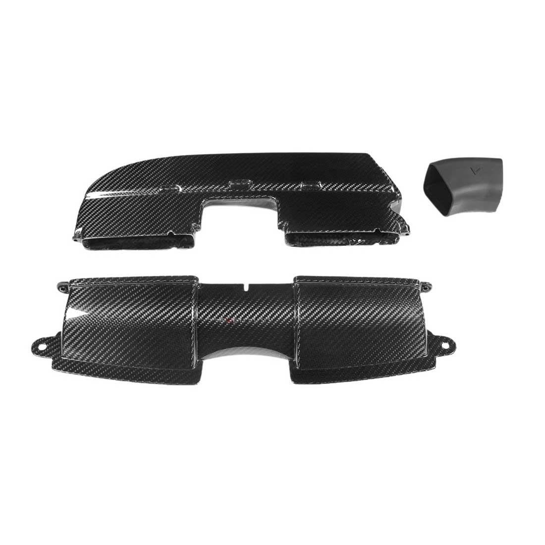 Eventuri Carbon Ducts Luftleitung für BMW E90 E92 E93 M3 (Carbon Gloss)