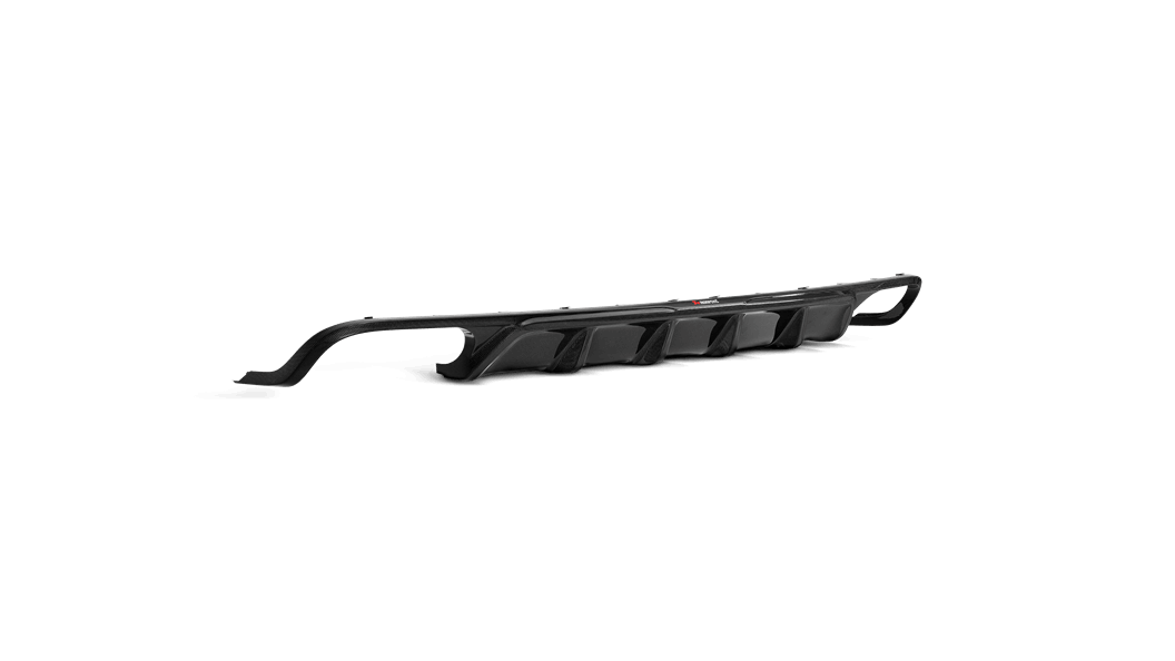 Akrapovic Rear Carbon Fiber Diffuser - High Gloss DI-PO/CA/5/G für Porsche Macan S/GTS/Turbo (95B)