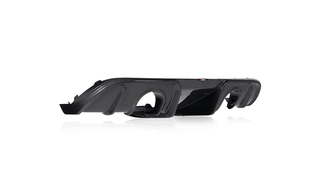 Akrapovic Rear Carbon Fiber Diffuser - High Gloss DI-PO/CA/8/G für Porsche Cayman GT4 (718)