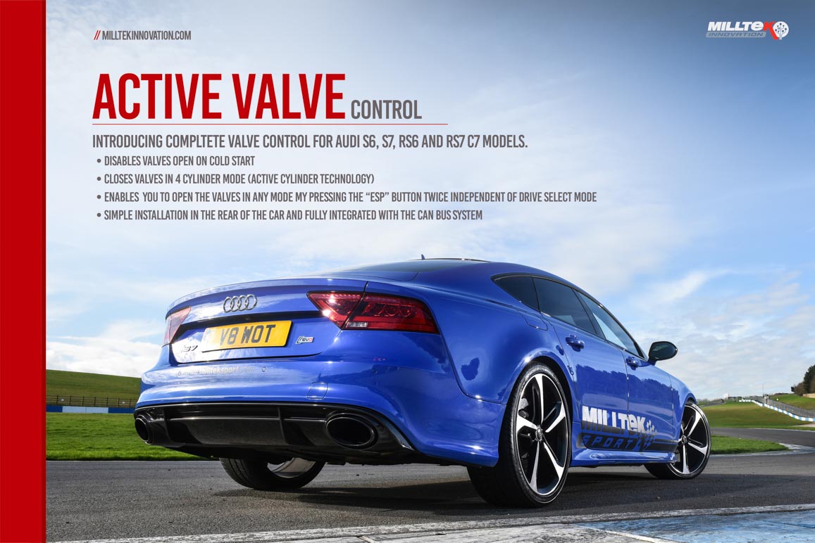 Milltek Active Valve Control SSXAU677 für Audi S5 3.0 V6 Turbo Coupe/Cabrio B9 (Non Sport Diff Models Only)