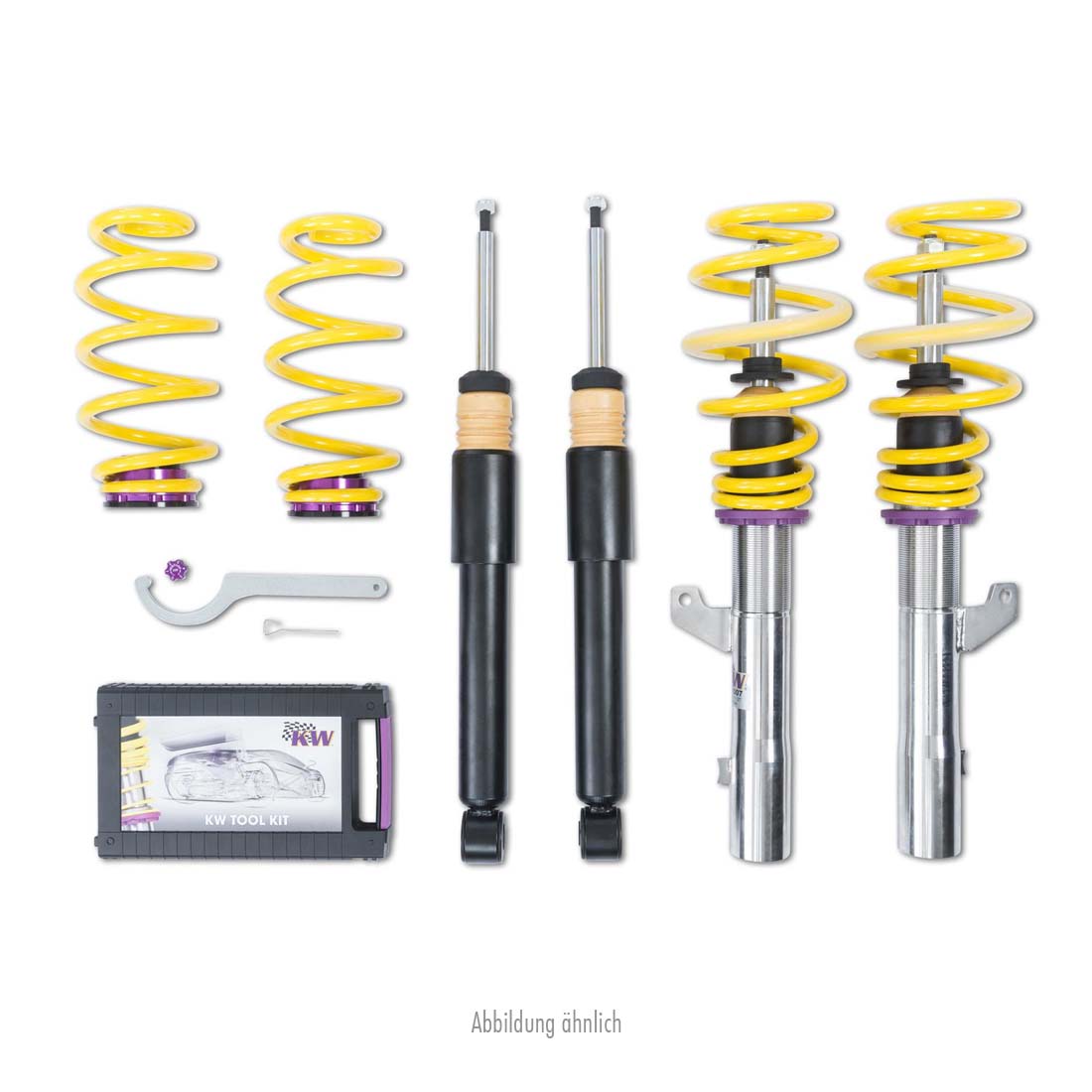 KW Gewindefahrwerk V1 inox 102800BA für VW TIGUAN II (AD1, 5N) 01/2016-
