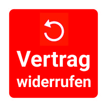Vertrag widerrufen!