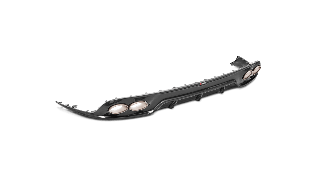 Akrapovic Rear Carbon Fiber Diffuser - High Gloss DI-PO/CA/4/G für Porsch Turbo / Turbo S (991.2)