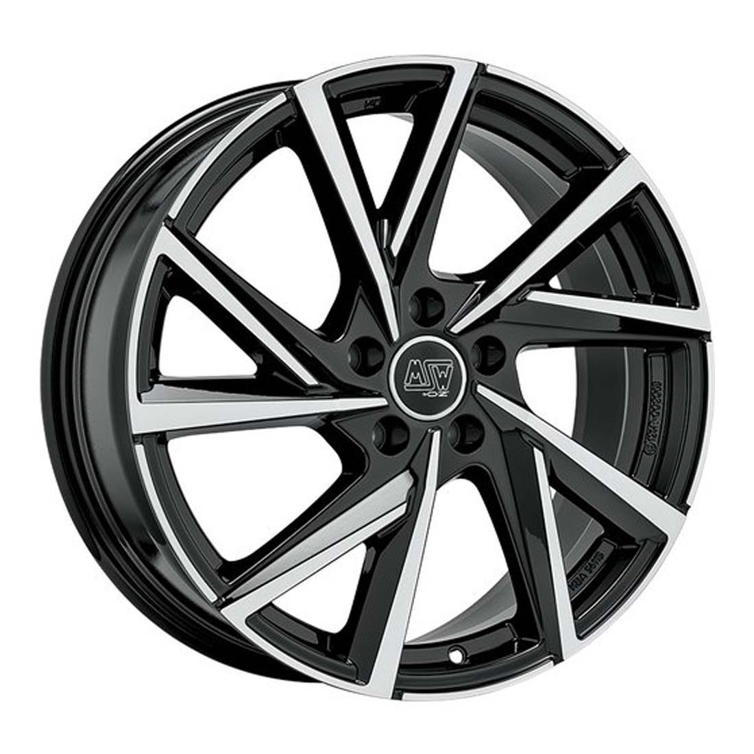 MSW MSW 80/5 8x19 ET47 5x112 (GLOSS BLACK FULL POLISHED)