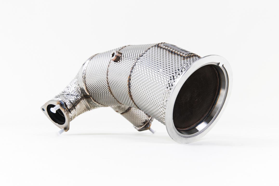 Milltek HJS Tuning ECE Downpipes SSXAU725 für Audi S4 3.0 Turbo V6 B9 - Saloon/Sedan & Avant (Sport Diff Models Only & Without Brace Bars)
