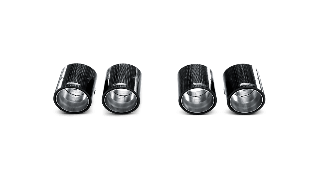 Akrapovic Endrohr Set (Carbon) TP-CT/3 für BMW M3 (E90, E92, E93)